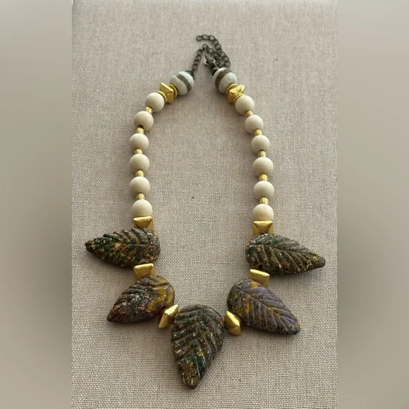 16 inch Adjustable African Inspired Choker Necklace - Picture 3 of 11